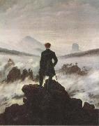 Caspar David Friedrich Wanderer Watching a Sea of Fog (mk45) china oil painting reproduction